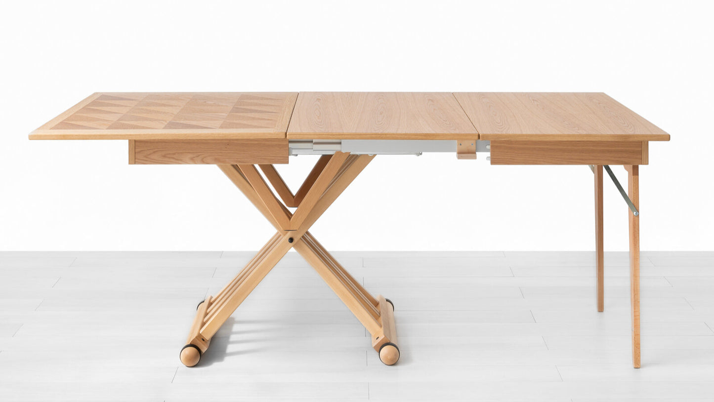 TAVOLINO ESTENSIBILE Finitura Rovere 190cm - 10 posti