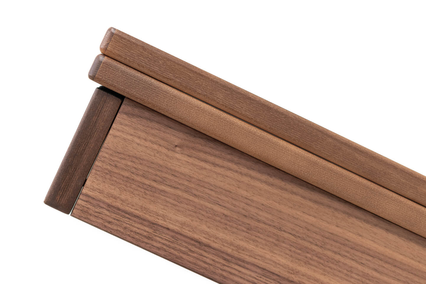TAVOLINO TRASFORMABILE Finitura Noce Canaletto Natur Wood 200cm - 8 posti