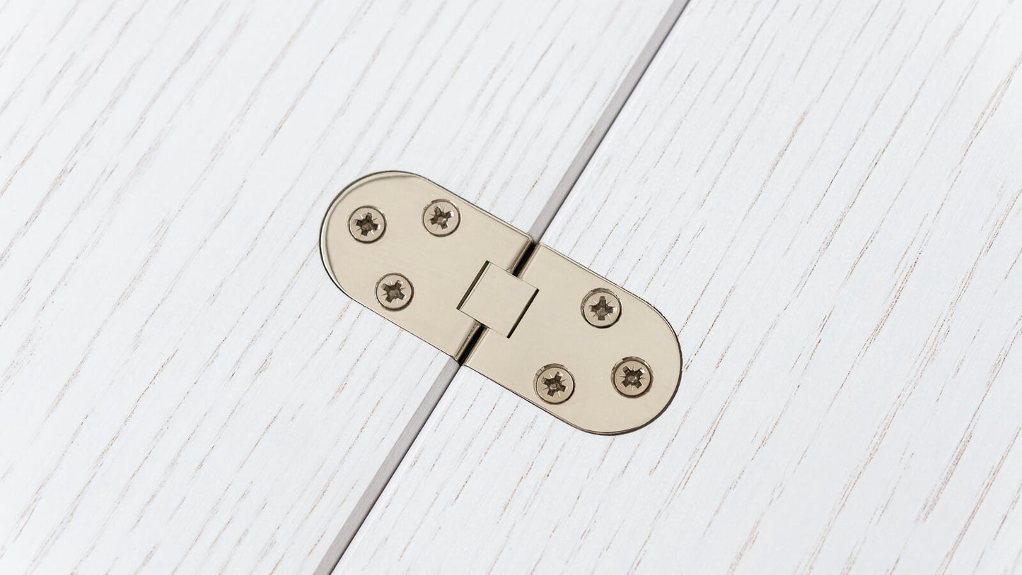 TAVOLINO TRASFORMABILE Finitura Rovere Bianco 152cm - 6 posti
