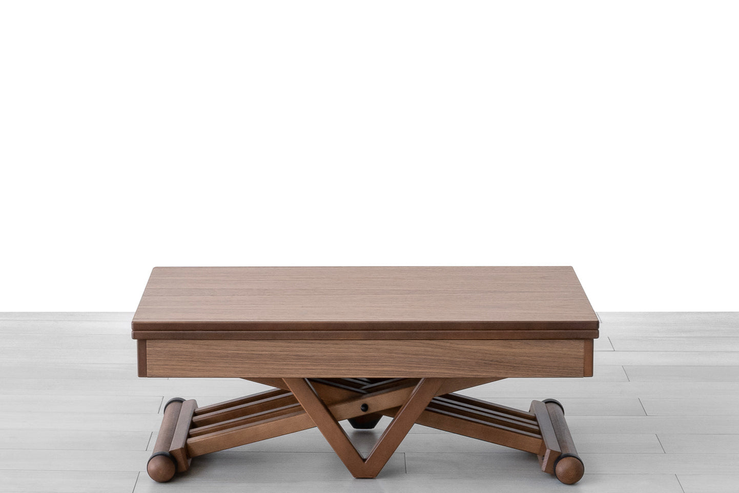 TAVOLINO TRASFORMABILE Finitura Noce Canaletto 102cm - 4 posti
