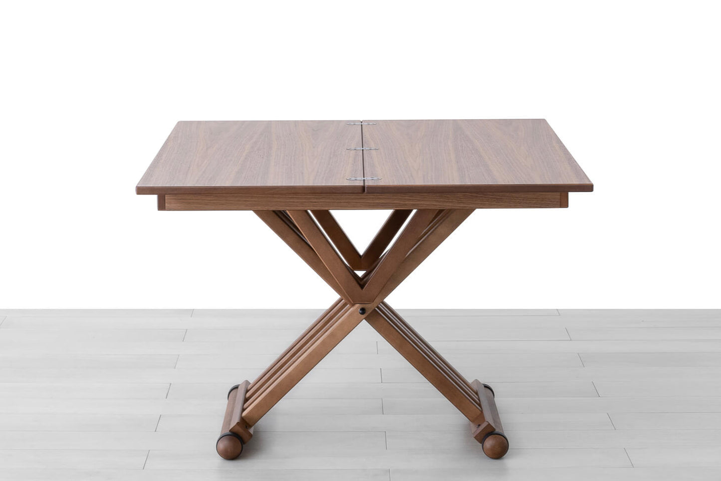 TAVOLINO TRASFORMABILE Finitura Noce Canaletto 102cm - 4 posti