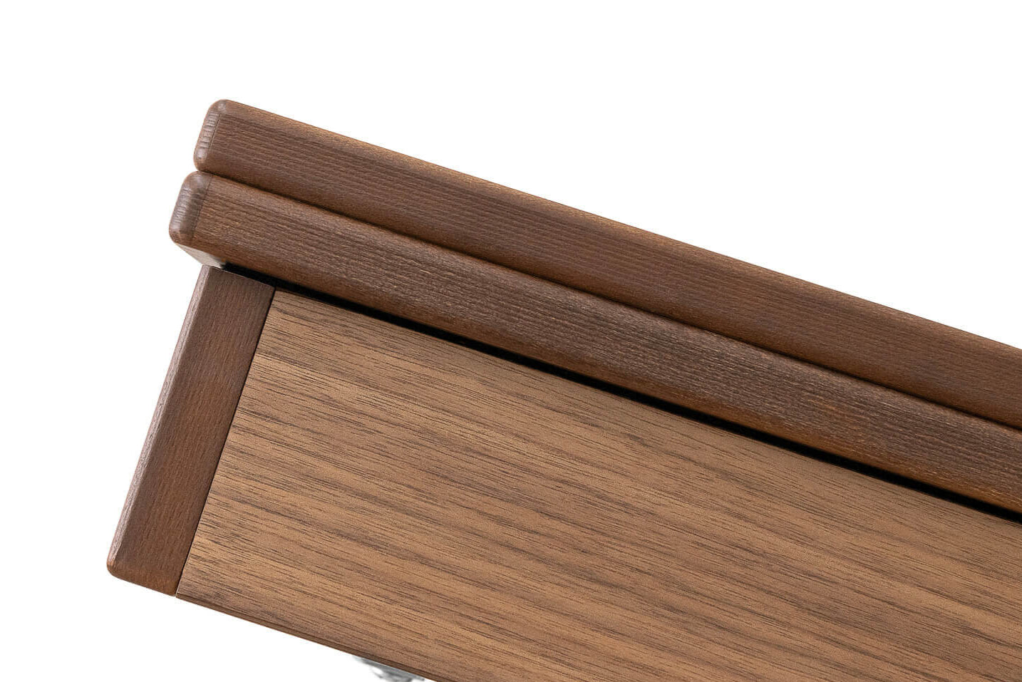 TAVOLINO TRASFORMABILE Finitura Noce Canaletto 102cm - 4 posti