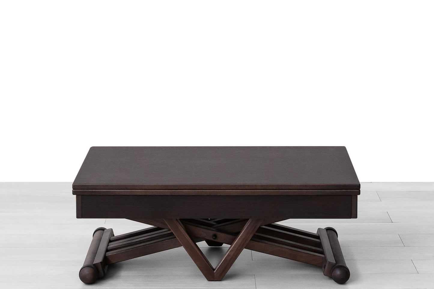 TAVOLINO TRASFORMABILE Finitura Wengé 102cm - 4 posti