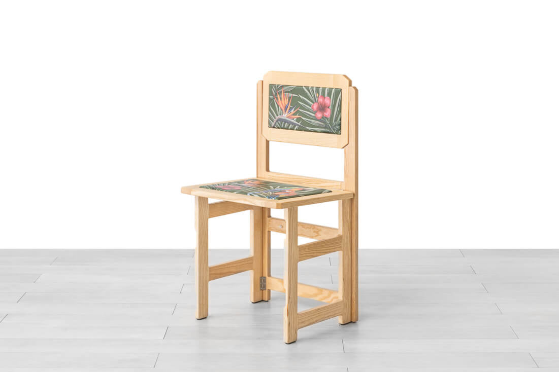 SEDIA PIEGHEVOLE AMAZZONIA Finitura Frassino Similpelle Capsule Collection 23/24