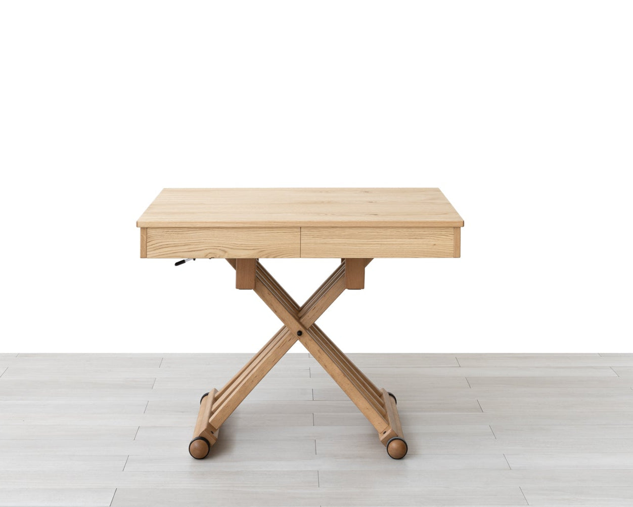 TAVOLINO ESTENSIBILE Finitura Rovere Grezzo 304cm - 14 posti