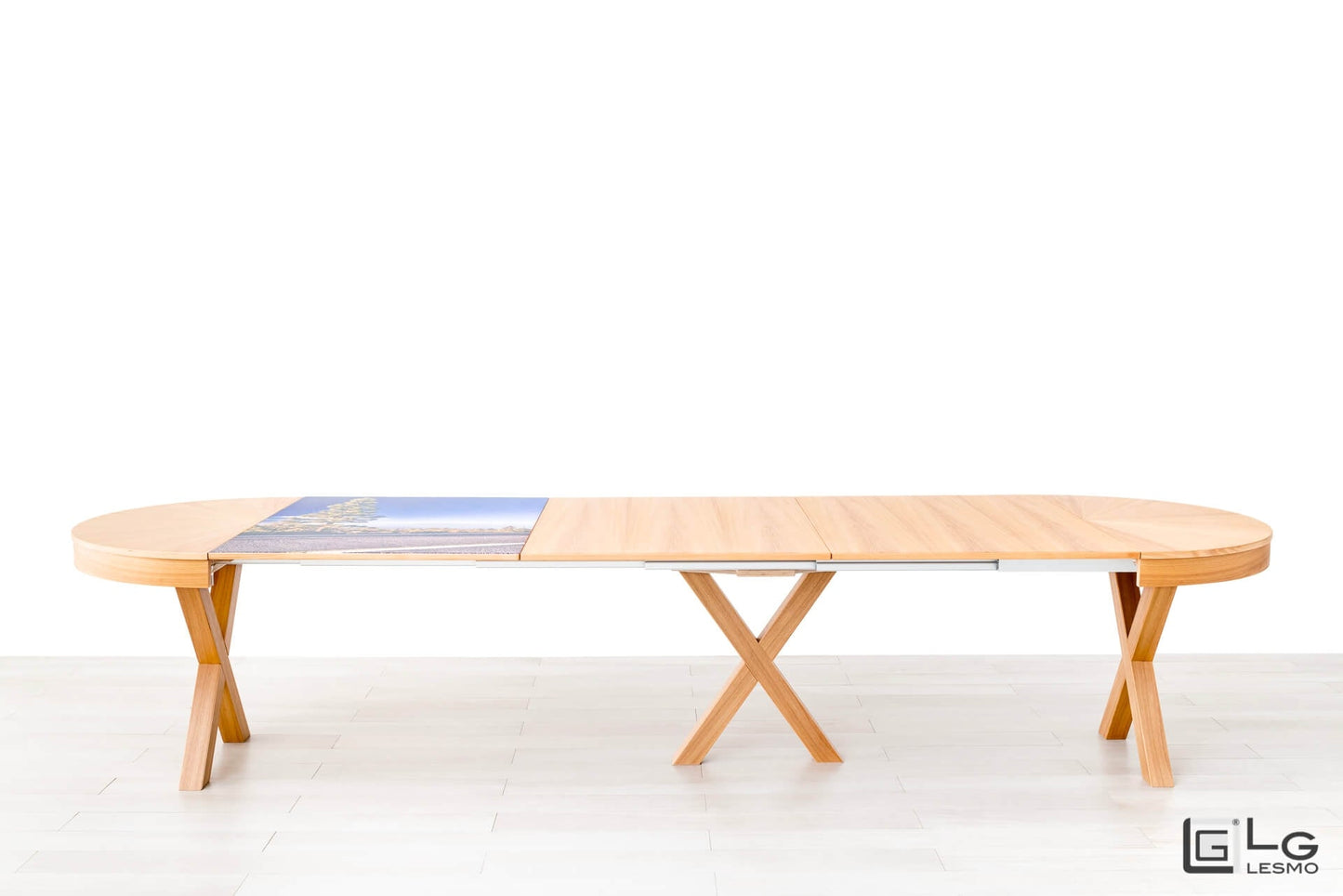 TAVOLO ALLUNGABILE Finitura Olmo 365cm - 16 posti