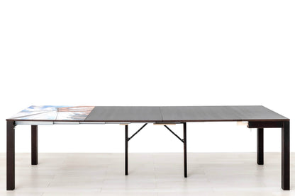 CONSOLLE ALLUNGABILE Finitura Wengé 300cm - 12 posti