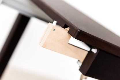 CONSOLLE ALLUNGABILE Finitura Wengé 206cm - 10 posti