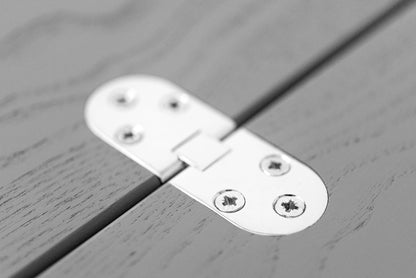 TAVOLINO TRASFORMABILE Finitura Frassino Grigio 130cm - 6 posti