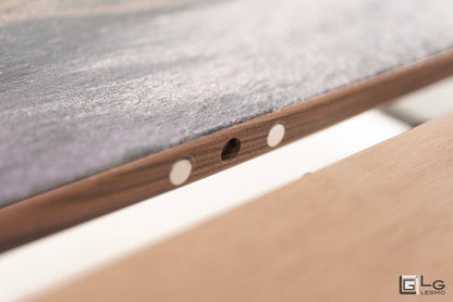 TAVOLINO ESTENSIBILE<br> Finitura Noce Canaletto<br> 300cm - 12 posti