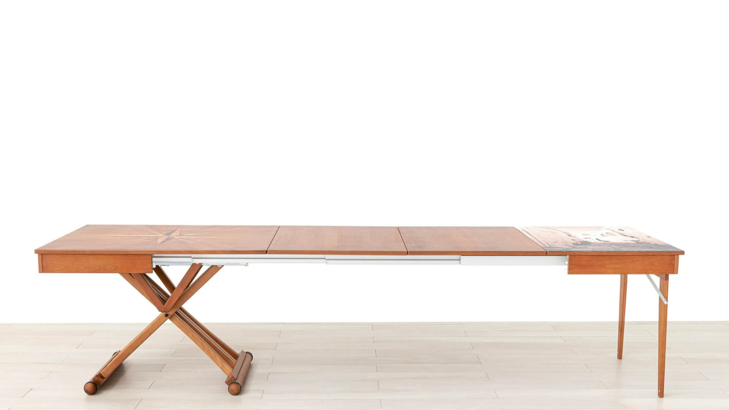 TAVOLINO ESTENSIBILE Finitura Ciliegio Americano 311cm - 14 posti