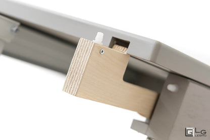 CONSOLLE ALLUNGABILE Finitura Rovere Tortora 383cm - 16 posti