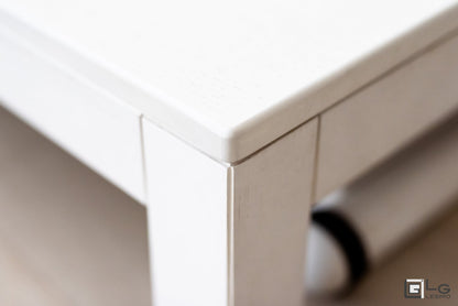 TAVOLINO ESTENSIBILE Finitura Rovere Bianco 311cm - 14 posti