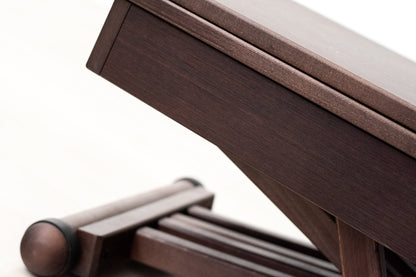 TAVOLINO TRASFORMABILE Finitura Wengé 102cm - 4 posti