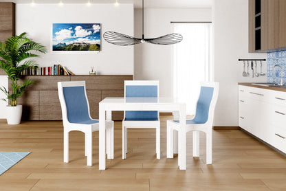 TAVOLO ALLUNGABILE MODERNO QUADRATO Top Cristallo - 8/10 posti