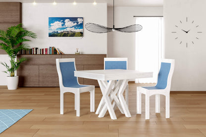 TAVOLO ALLUNGABILE DESIGN QUADRATO Legno - 12/14/16 posti