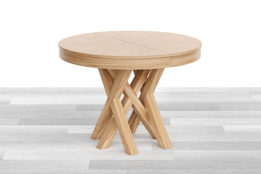 TAVOLO ALLUNGABILE DESIGN ROTONDO Legno - 8/10 posti