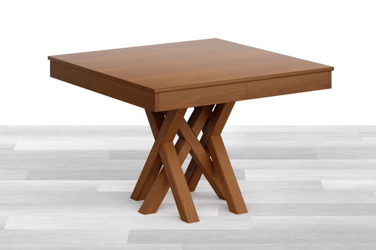 TAVOLO ALLUNGABILE DESIGN QUADRATO Legno - 8/10 posti