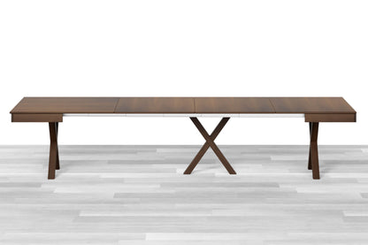 TAVOLO ALLUNGABILE DESIGN QUADRATO Legno - 8/10 posti