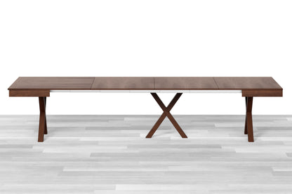 TAVOLO ALLUNGABILE DESIGN QUADRATO Legno - 8/10 posti
