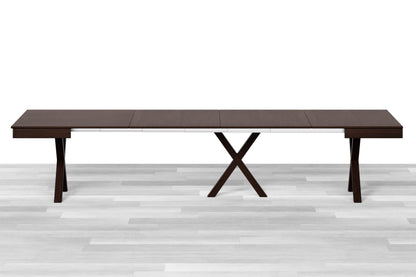 TAVOLO ALLUNGABILE DESIGN QUADRATO Legno - 8/10 posti