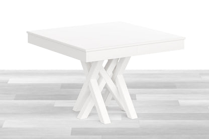 TAVOLO ALLUNGABILE DESIGN QUADRATO Laccato Opaco - 8/10 posti