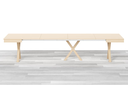 TAVOLO ALLUNGABILE DESIGN QUADRATO Laccato Opaco - 8/10 posti