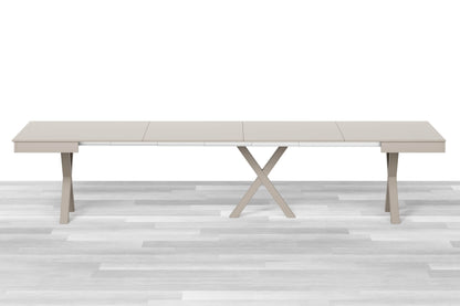 TAVOLO ALLUNGABILE DESIGN QUADRATO Laccato Opaco - 8/10 posti
