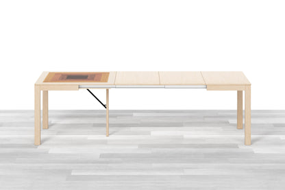 TAVOLO ALLUNGABILE MODERNO QUADRATO Top Intarsiato - 8/10 posti