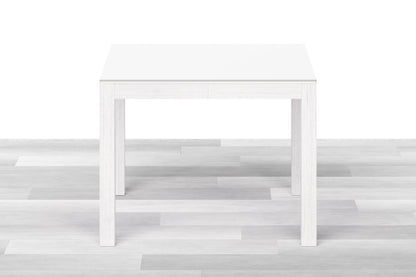 TAVOLO ALLUNGABILE MODERNO QUADRATO Top Cristallo - 8/10 posti