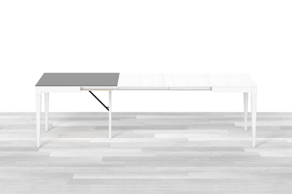 TAVOLO ALLUNGABILE CLASSICO QUADRATO<br> Top Cristallo - 8/10 posti