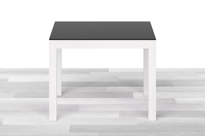 TAVOLO ALLUNGABILE MODERNO QUADRATO Top Cristallo - 8/10 posti