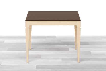 TAVOLO ALLUNGABILE CLASSICO QUADRATO<br> Top Cristallo - 8/10 posti