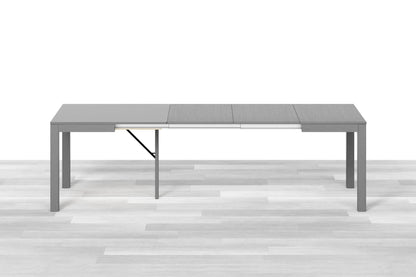 TAVOLO ALLUNGABILE MODERNO QUADRATO Top Cristallo - 8/10 posti