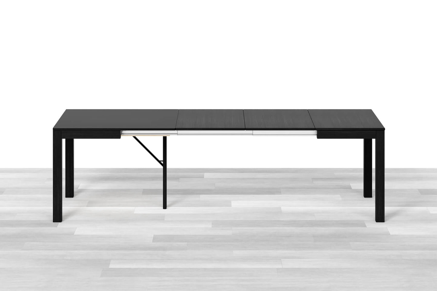 TAVOLO ALLUNGABILE MODERNO QUADRATO Top Cristallo - 8/10 posti