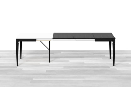 TAVOLO ALLUNGABILE CLASSICO QUADRATO<br> Top Cristallo - 8/10 posti