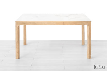 TAVOLO ALLUNGABILE Finitura Rovere Grezzo e Gres 350cm - 16 posti