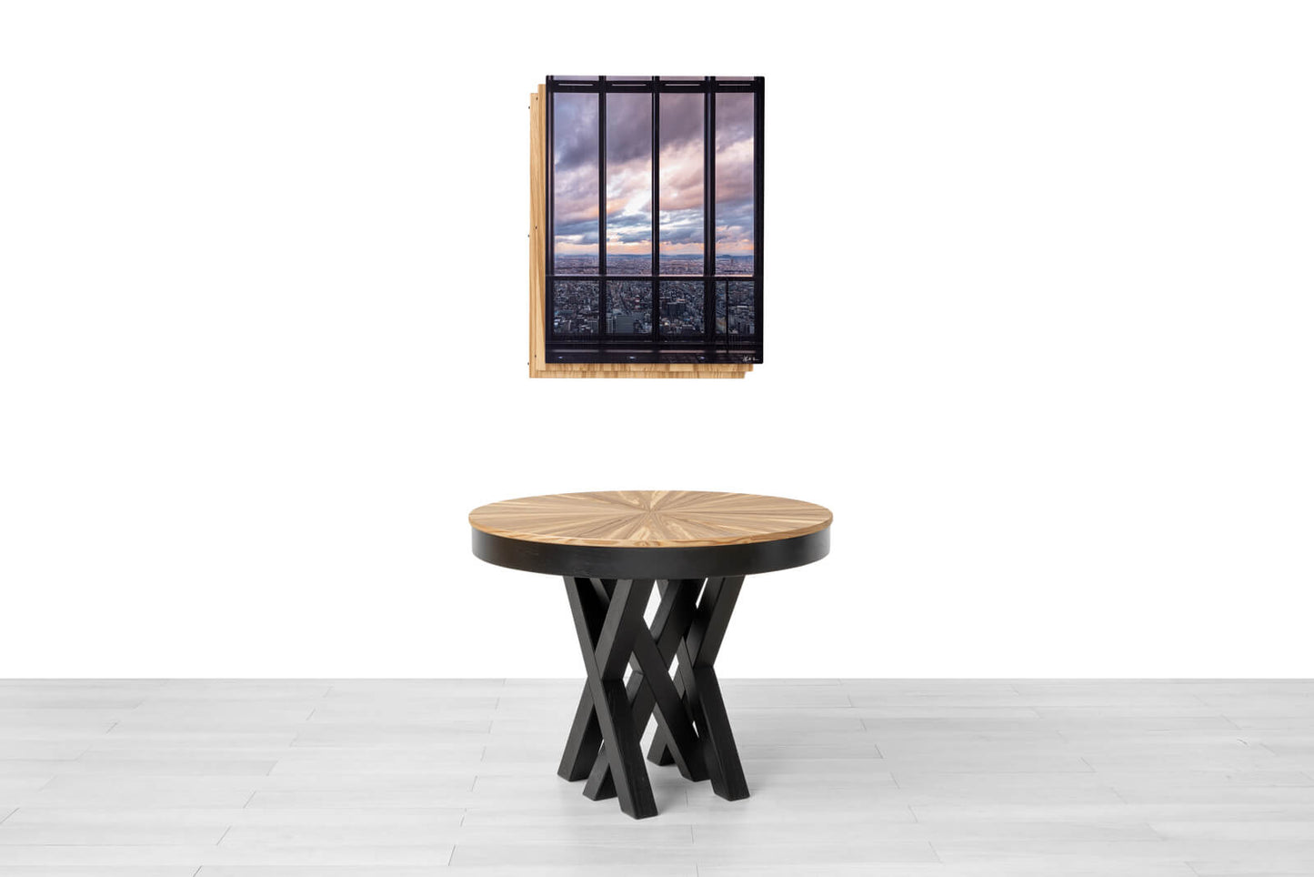 TAVOLO ALLUNGABILE Finitura Frassino Olivato e Frassino Nero 328cm - 14 posti