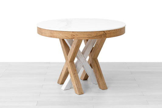 TAVOLO ALLUNGABILE Finitura Rovere e Gres 305cm - 14 posti