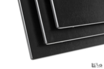 TAVOLO ALLUNGABILE Finitura Rovere Spazzolato Nero e HPL 293cm - 16 posti