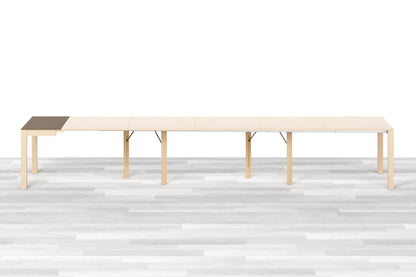 CONSOLLE ALLUNGABILE MAXI Top Cristallo - 10/12 posti
