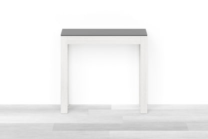 CONSOLLE ALLUNGABILE MINI Top Cristallo - 6/8 posti