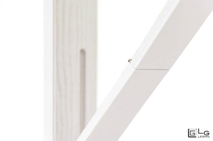 CONSOLLE ALLUNGABILE Finitura Frassino Bianco 355cm - 14 posti