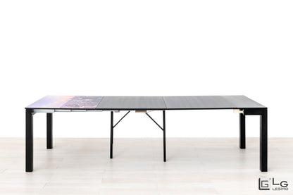 CONSOLLE ALLUNGABILE Finitura Rovere Nero 284cm - 12 posti