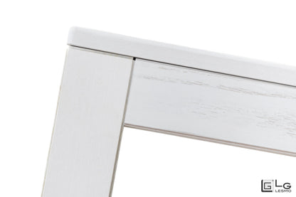 CONSOLLE ALLUNGABILE Finitura Frassino Bianco 284cm - 12 posti