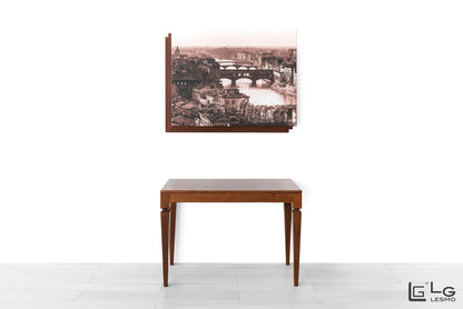 CONSOLLE ALLUNGABILE Finitura Arte Povera 306cm - 14 posti