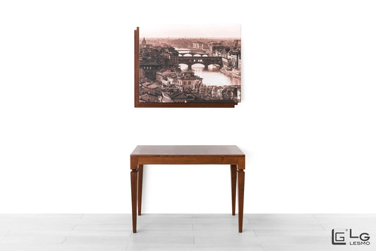CONSOLLE ALLUNGABILE Finitura Arte Povera 306cm - 14 posti