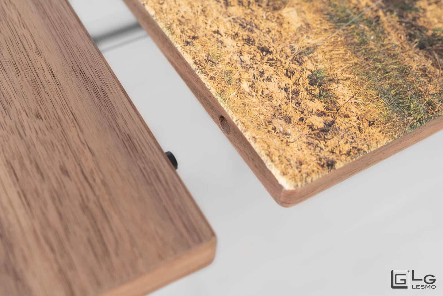CONSOLLE ALLUNGABILE Finitura Noce Canaletto Natura Legno 284cm - 12 posti