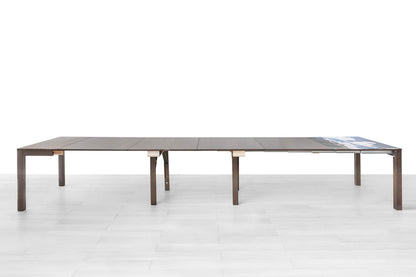 CONSOLLE ALLUNGABILE Finitura Rovere Tabacco 475cm - 20 posti