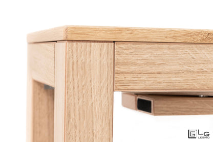 CONSOLLE ALLUNGABILE Finitura Rovere Grezzo 206cm - 10 posti